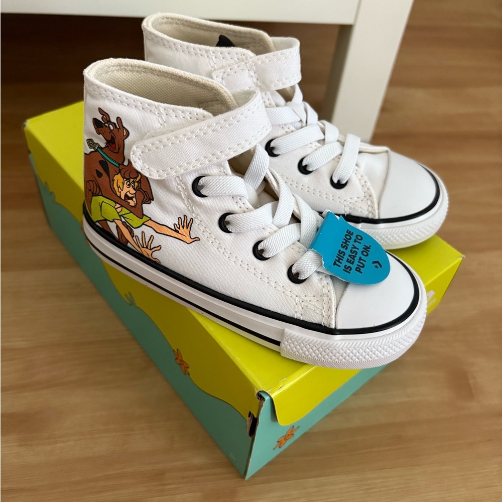 Scooby-Doo Kids High-Top Sneakers chucks all stars size 8